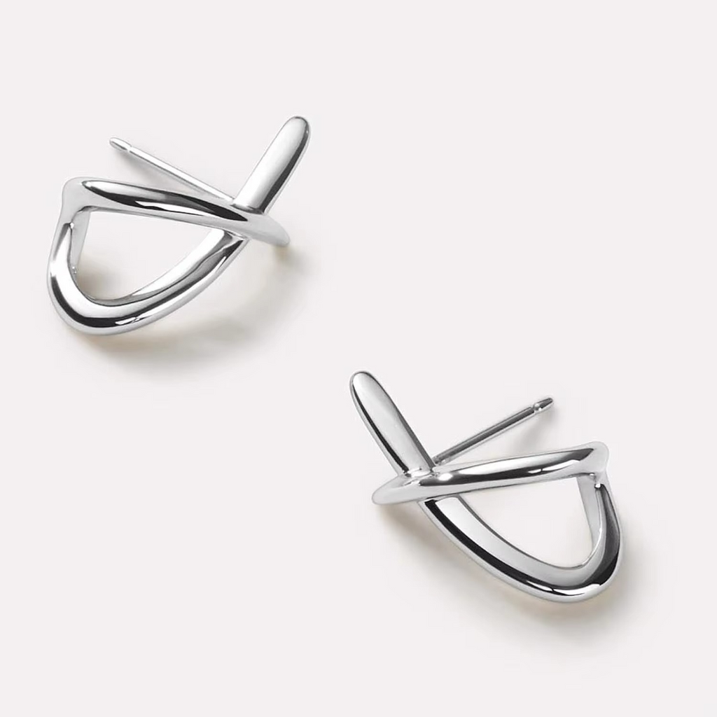 Modern Crossover Minimalist Earrings