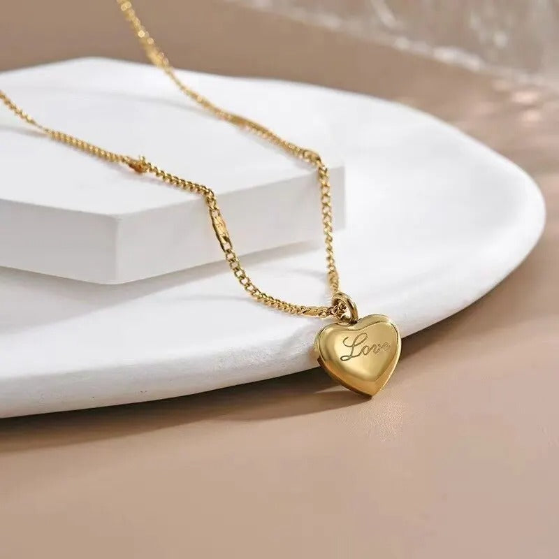 Love Heart Pendant Necklace