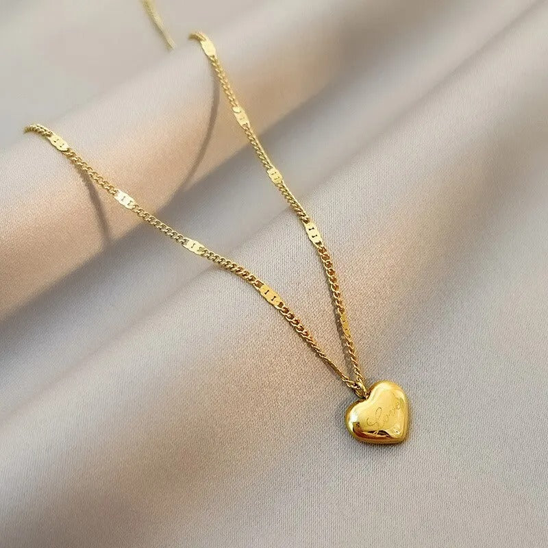 Love Heart Pendant Necklace